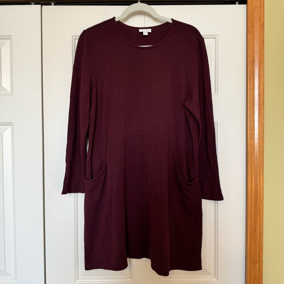 Pure Jill Modal Blend Knit A Line Tunic Top With Pockets Size Large - Picture 1 of 6